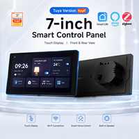 Panneau de contrôle intelligent Tuya 7 pouces 2026 en gros avec écran tactile, hub WiFi Zigbee, application Smart Life, Alexa intégrée et commande vocale IR