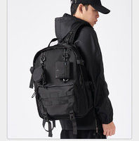 Mochila para Hombre, Diseño Funcional, Transpirable, Anti-Robo, de Poliéster Oxford, para Viajes al Aire Libre, Estudiantes Universitarios, Deportes, Computadora