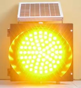 Feux de signalisation clignotants à LED solaires, haute visibilité, pour travaux routiers et zones dangereuses - Product Image 6