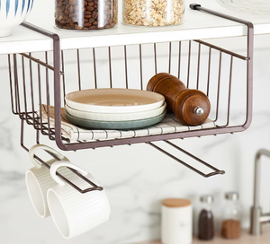 Étagère suspendue de cuisine multifonctionnelle, meuble de rangement domestique en métal, écologique, moderne et polyvalente - Product Image 2