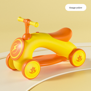 Vélo d'équilibre pour enfants de 2 à 6 ans, unisexe, jouet d'extérieur en forme de voiture, en plastique, à pousser, prix de gros - Product Image 5