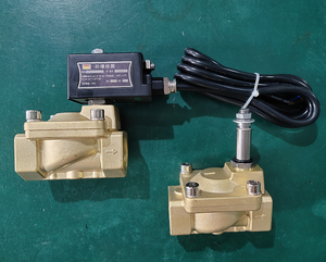 Электромагнитный клапан U25-15 с катушкой Exd, управление от пилотного клапана, DC24V, 2/2 нормально закрытый, 1/2 дюйма (DN15), диаметр отверстия: 16,0, латунь, уплотнение NBR, для воды, газа, масла - Product Image 2