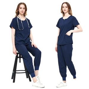 Set di Uniformi Sanitarie per Uomo a Prezzo All'Ingrosso, Impermeabili, Manica Corta, Unisex, Bianche e Rosa Acceso - Product Image 5