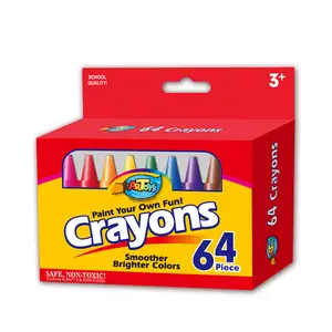 Wholesale crayons 64 pack For Drawing, Writing and Others 