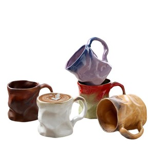 Wholesale 320ml Vintage Handmade <b>Ceramic</b> Mug Japanese Creative Coarse Pottery Coffee <b>Cup</b> - Product Image 5
