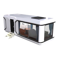 Capsule de camping portable préfabriquée maison de villégiature camping maison de plage préfabriquée moderne de luxe villa préfabriquée bureau mobile