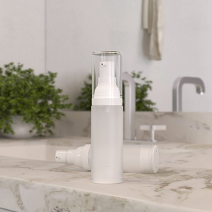 Bouteille en plastique PE avec pompe à mousse et brosse de 50 ml, 180 ml, 250 ml et bouteille à pompe à mousse de 100 ml pour nettoyant visage - Product Image 1