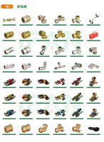 IFAN OEM Sampel Gratis Harga Grosir Sistem Gas Fitting Pipa PEX Kuningan Fitting Kompresi Kuningan Fitting Tembaga Gas