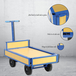 Contenedor Rodante de Alta Resistencia con Laterales Extraíbles, Plataforma Giratoria Industrial, Carro de Transporte - Product Image 2