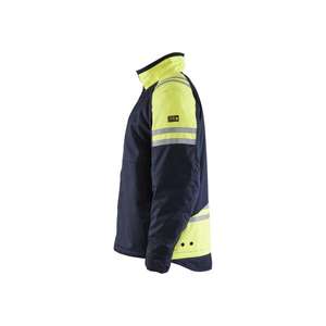 BLAKLADER - 451515198933XS Chaqueta de invierno de acero inherente Azul marino/Amarillo-EAN 7330509846704 ROPA DE TRABAJO RESISTENTE A LLAMAS - Product Image 4