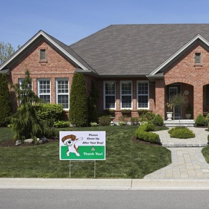 Meilleure vente : Panneau de jardin personnalisable en PP avec piquet et couleur sur mesure, à retirer après utilisation - Product Image 6