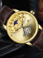 Montres de luxe pour homme Forsining, tourbillon, couleurs tendance, montre automatique étanche pour homme