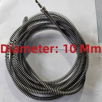 Desatascador de Tuberías de Grado Profesional, Serpiente Flexible de Acero de 1-20M para Desagües de Inodoros, Lavabos y Baños, Herramienta para Eliminar Obstrucciones