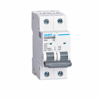 Disjoncteur miniature CHINT NB5-63H 6A-63A 1P-4P Courbe C D en cuivre, capacité 10kA, rail DIN, certifié CE, stock usine