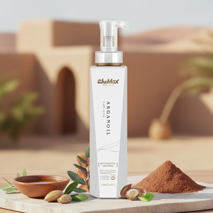 Ensemble de shampooing authentique à l'huile d'argan marocaine et à l'<span class=keywords><strong>argile</strong></span> de <span class=keywords><strong>Rhassoul</strong></span> - pour les <span class=keywords><strong>cheveux</strong></span> et la peau, 100% pur, pressé à froid, recette traditionnelle - Product Image 1