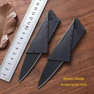Mini Steel-blade knife multi-function folding card knife outdoor knife fruit tool card cuchillo knife - Product Image 2
