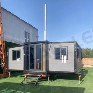Design moderne coulissant <span class=keywords><strong>Magic</strong></span> Maison conteneur préfabriquée électrique préinstallée et extensible de 3 4 5 chambres à coucher Maison de camp avec salle de bain - Product Image 3