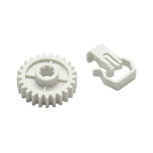 Kit d'engrenages et de clips en plastique blanc pour machines, moulage par injection, usage industriel – Vente chaude - Product Image 1