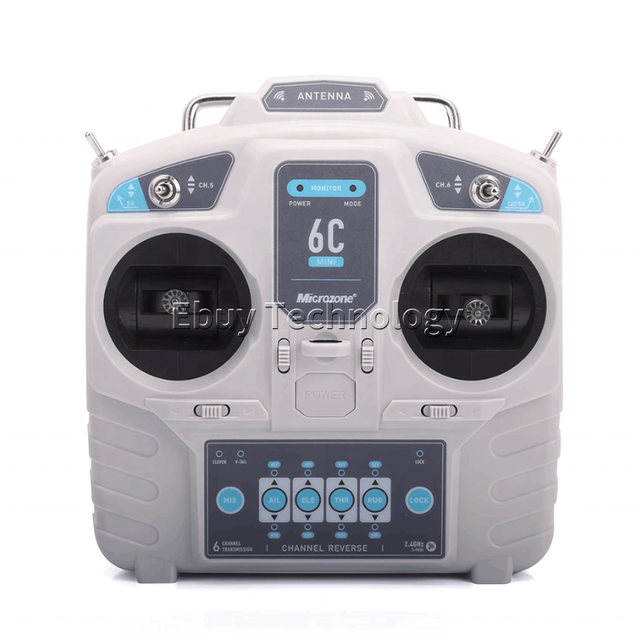 MicroZone MC6C Mini V2 2.4G 6CH Controller Transmitter MC7RB Receiver Radio System RC Fixed Wing Car Boat Airplane Quadcopter