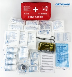 Kit <span class=keywords><strong>de</strong></span> <span class=keywords><strong>Primeros</strong></span> <span class=keywords><strong>Auxilios</strong></span> para <span class=keywords><strong>Auto</strong></span>, Estándar Alemán DIN 13164, con Suministros Médicos Esenciales para Emergencias y Equipo <span class=keywords><strong>de</strong></span> Defensa Personal - Product Image 1