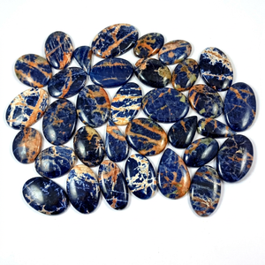 Top Quality Natural Mixed Cut Sodalite Loose Gemstone Cabochon Direct Factory Supply Loose Gemstone Wholesale Lot Price Gemstone - Product Image 1