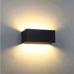 Moderno rettangolo lampada da parete decorativa per interni esterni alla moda LED applique per bagno fantasia da parete - Product Image 1