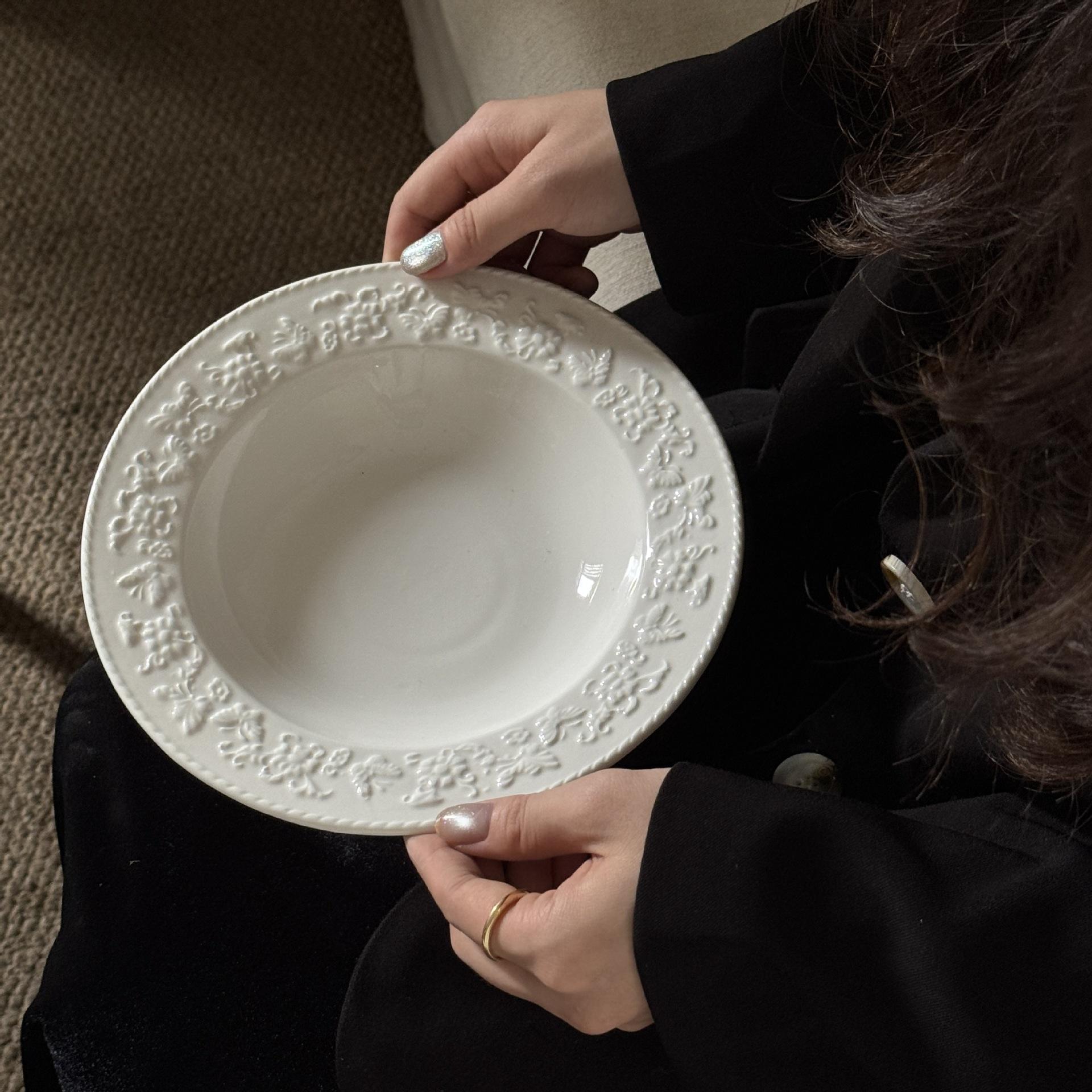 Holiday Romantic Manor Soup Bowl 20.5*4