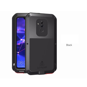 เคสทรงพลังสำหรับHUAWEI Mate 20 LiteลายLove Mei 3 <span class=keywords><strong>In</strong></span> 1,เคสซิลิโคนโลหะกระจกเทมเปอร์