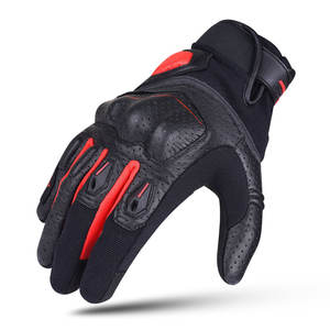 Servicios OEM Guantes de Motocross de buena calidad Impresión de logotipo personalizado Ropa de carreras Material de cuero Guantes de moto - Product Image 3