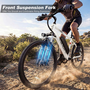 Bicicleta Eléctrica de Montaña VARUN de 24 Pulgadas, 350W, Suspensión Delantera, 50KM de Autonomía, Shimano 7 Velocidades, para Desplazamientos Diarios, para Adultos, Envío desde Almacén en EE. UU. - Product Image 4