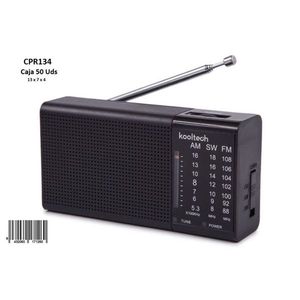 Kooltech FM AM Radio Portable Stereo <b>Mini</b> Receiver With Earbuds Compact Design For Travel And Outdoor Use - Product Image 1
