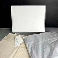 Boîtes d'emballage pour vêtements en gros, personnalisables sur mesure, avec papiers de soie et étiquettes, pour l'expédition et l'emballage de vêtements