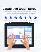 Moniteur tactile LCD haute définition Huilan de 12,1 pouces, nouveau cadre ouvert industriel en alliage d'aluminium, IP65, 1024*768