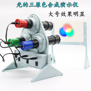 Demonstration apparatus for synthesizing the three primary colors of light: red, green, and blue light sources to synthesize - Product Image 3