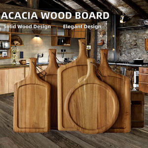 Planche à découper en bois d'acacia Artwork Maestro 0,5 pouce d'épaisseur Forme personnalisée Nouvelle arrivée tendance - Product Image 2