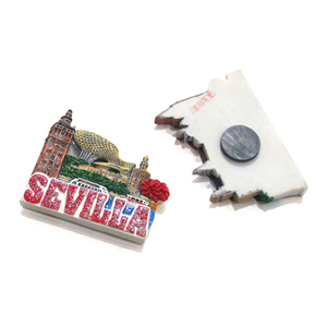 Imán de Refrigerador 3D, Recuerdo de <span class=keywords><strong>Sevilla</strong></span>, España, Resina, Forma de Bailarina de Flamenco, Imanes para Refrigerador para Decoración de Cocina, Regalo Personalizado - Product Image 1