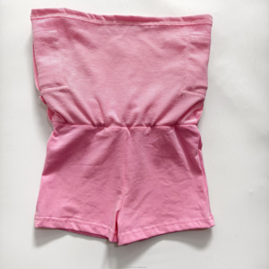 Ensembles de Vêtements pour Enfants en Gros : <span class=keywords><strong>Sweat</strong></span>-shirt en Molleton French Terry à Fermeture Éclair 1/4 et Short Cycliste, Ensemble 2 Pièces Jupe et Sous-vêtements - Product Image 6