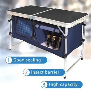 Mesa Plegable Portátil de Aluminio para Acampar, Mesa de Cocina para Picnic al Aire Libre, en Oferta - Product Image 4