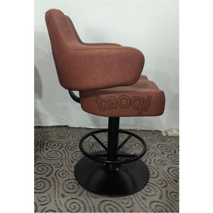 TaoQi Modern Luxury Casino Chair Heavy <strong>Hight</strong> Quality Slot Machine <strong>Stool</strong> With Armrests Home Bar Chair K920 - Product Image 4