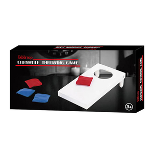 Jinying Tisch-Cornhole-Wurfspiel-Set, Mini-Beanbag-Wurfspielbrett mit rot-blauen Beanbags für Kinder und Familienspaß - Product Image 5
