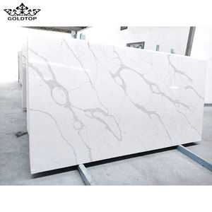 Dalles de quartz artificiel vertes 5007 pour comptoirs de cuisine d'hôtel et panneaux muraux d'îlots, design moderne - Product Image 2