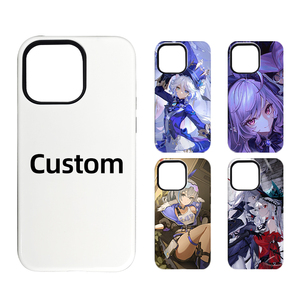Sublimazione su misura coppia foto <span class=keywords><strong>tema</strong></span> PC + TPU Cover posteriore con 4m goccia di protezione per iPhone 15 Pro Max - Product Image 6