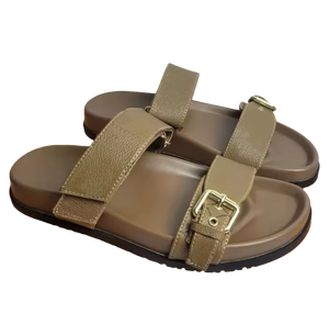 Sandalias de lujo, cómodas y casuales, de alta calidad, para hombre y mujer, estilo playero, para caminar, sandalias planas de diseñador. - Product Image 2