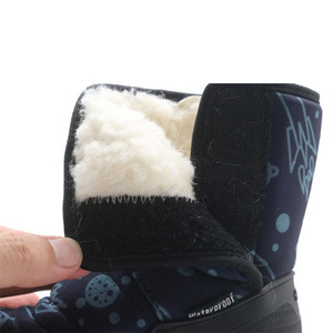 Stivali da <span class=keywords><strong>neve</strong></span> per bambini con stampa di nuova tecnologia stivali da <span class=keywords><strong>bambina</strong></span> con fodera in pelliccia invernale <span class=keywords><strong>scarpe</strong></span> calde da esterno impermeabili - Product Image 3