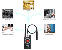 Le plus récent détecteur de caméra Wifi GPS Signal objectif caméra RF Scanner Original USB GSM Audio détecteur d'insectes sans fil RF Scanner détecteur