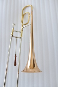 FOCUS Trombone arrière de haute qualité avec coulisses intérieures et extérieures en laiton doré, nickel et argent Trombone F Tone - Product Image 2