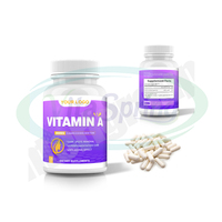 OEM Vitamine A et d Capsules Nom Yeux 10000iu Qualité Cosmétique Supplément de Soins de la Peau Vitamine A Capsules pour le Visage