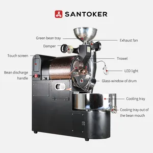 Santoker R3master 1kg 2kg 3kg Bluetooth app kahve kavurma kavurma makinesi endüstriyel kahve kavurma