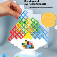 BEIJINGQI OEM Tour Interactive Balance Blocs Empilables Puzzle Fêtes De Famille Jeux De Société Voyage Joueurs Team Building Jouet