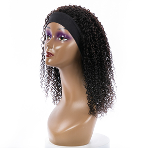 Maniquí de Exhibición de Pelucas de PVC Marrón al por Mayor, Cabeza de Maniquí Realista Afroamericana para Exhibición de Pelucas - Product Image 2